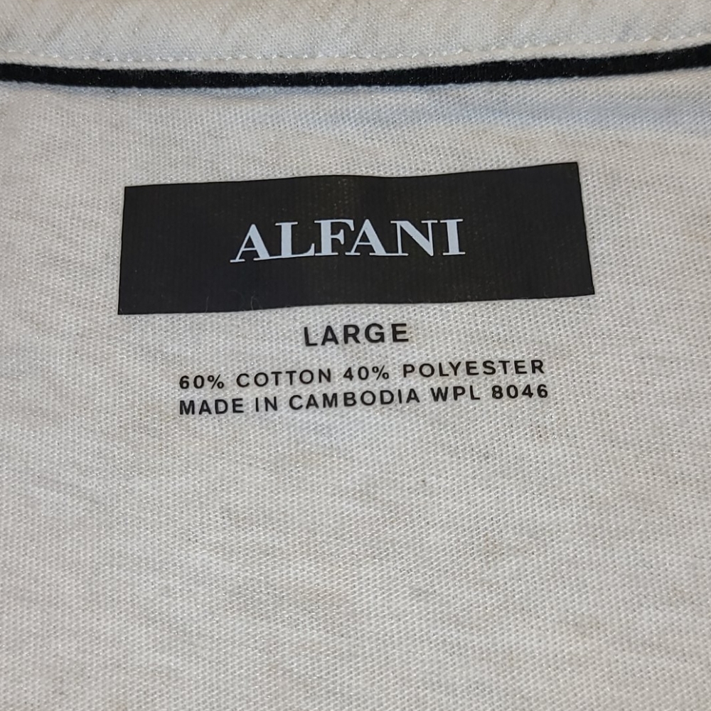 Alfani long-sleeve split crewneck ivory - Picture 2 of 16